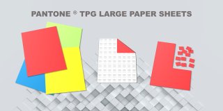 PANTONE ® TPG - 2626 cores em cartões de amostras de papel...